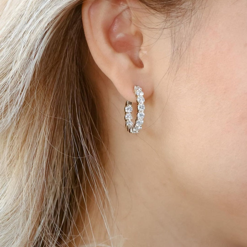18k Gold Lab Grown Diamond CVD Classic Earrings
