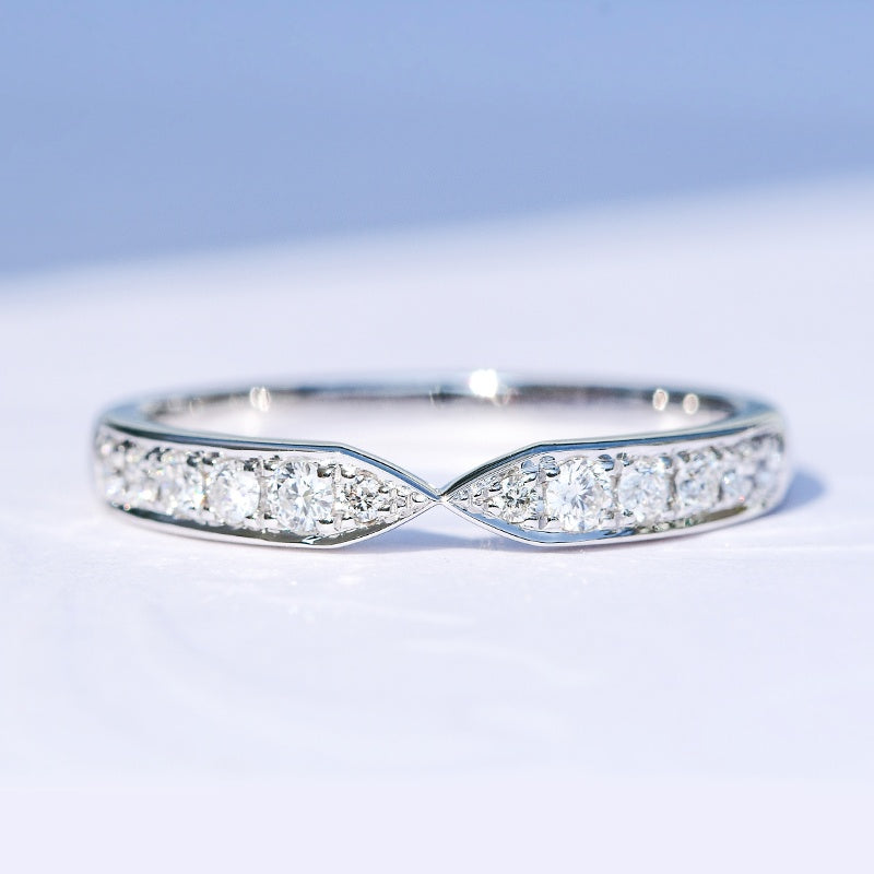 Platinum PT950 Lab Grown Diamond CVD Full Circle Classic Ring