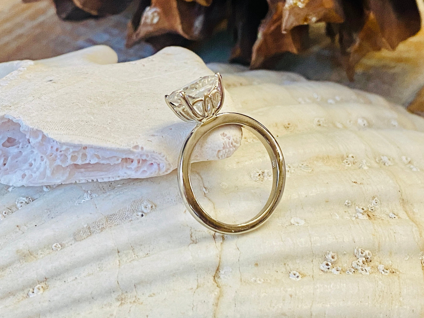 10K Gold Lab Grown Diamond CVD 2CT Radiant-Cut Niche Luxury Style Engagement Ring